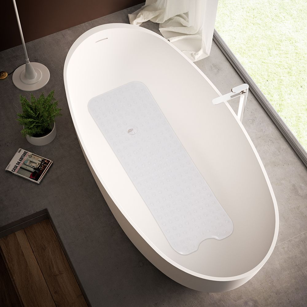 Bathroom Bathtub Non-slip Bath Mat 99*39cm Transparent YJ
