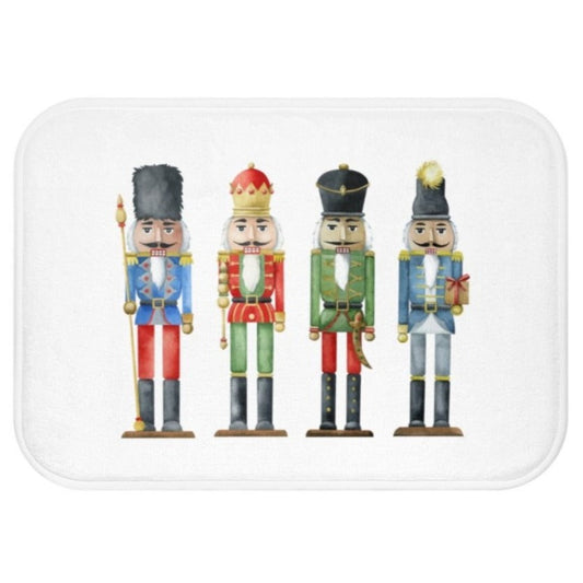 Holiday Nutcracker Toy Soldiers Bath Mat Home Accents